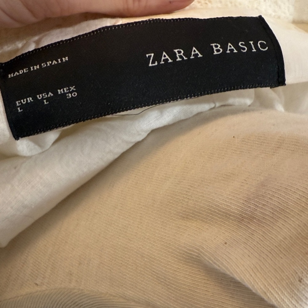 ZARA Elegant Cream Women's Blazer - Picture 2 of 3